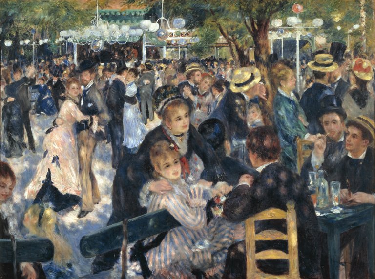 Bal du moulin de la Galette d’Auguste Renoir : une scène de joie et de lumière