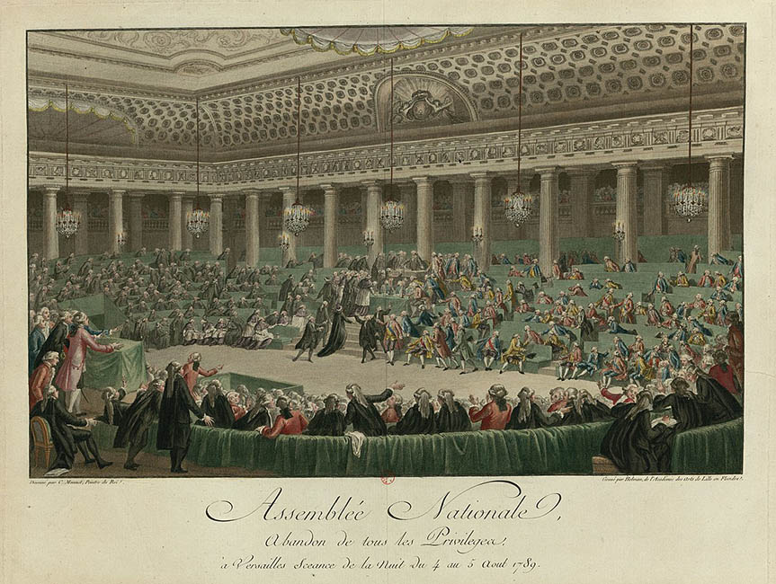 La Révolution française : l’Assemblée nationale du 4 août 1789