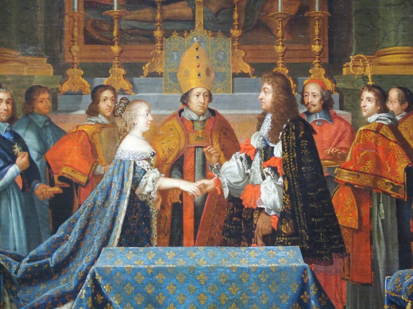 Mariage Historique de Louis XIII avec l'Infante Espagnole Anne d'Autriche