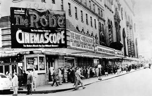 Twentieth Century Fox lance le premier film ciné;mascope