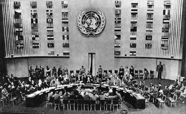 adoption de la déclaration universelle des Droits de l'Homme par l'Assemblée générale des Nations unies