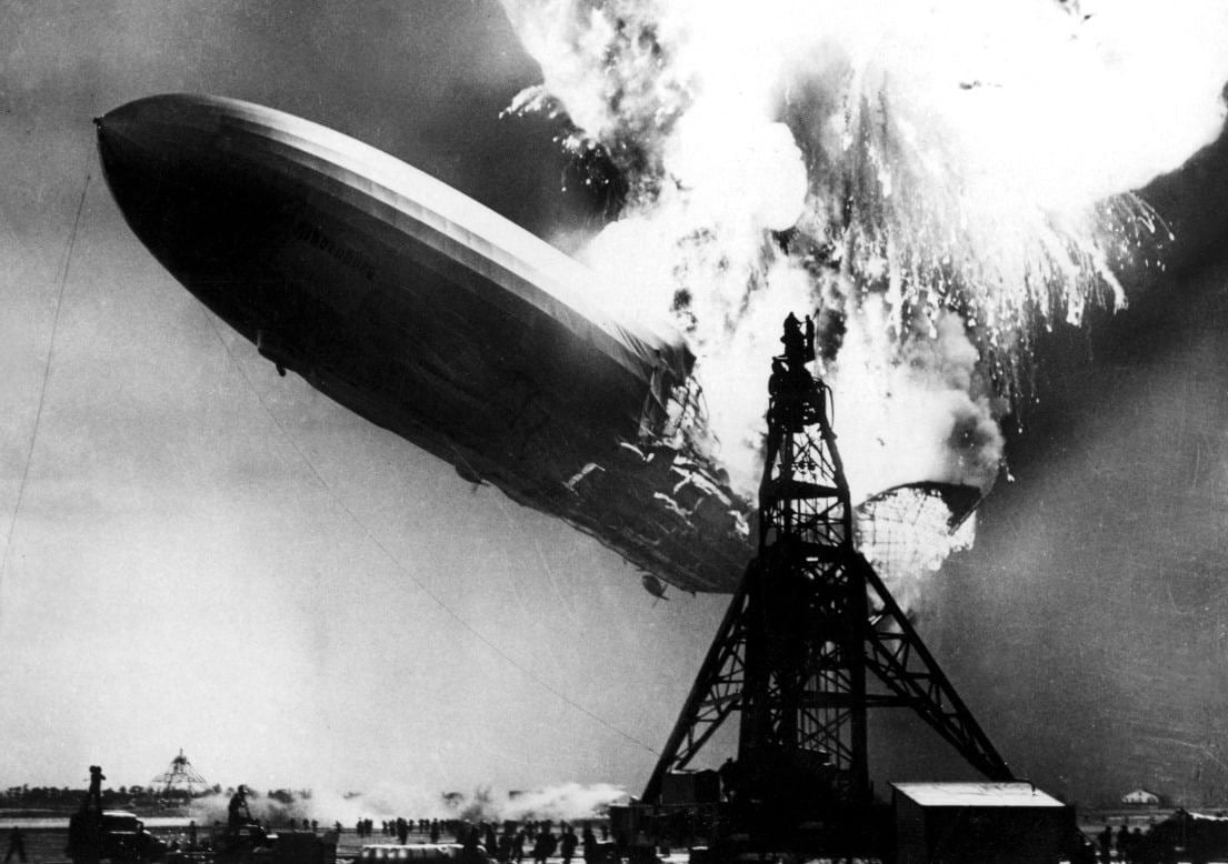 L'Incendie du Zeppelin Hindenburg